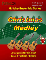 Bill Swick's Year 4, Quarter 2 - Holiday Ensembles for Four Guitars Guitar and Fretted sheet music cover